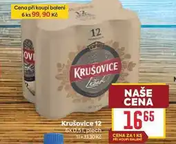 Billa Krušovice 12 6x0.51. plech nabídka