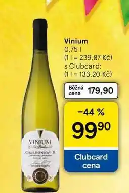 Tesco Vinium nabídka