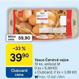 Tesco Tesco Čerstvá vejce, 10 ks, velikost M nabídka