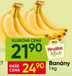 Hruška Hruška klub Banány nabídka