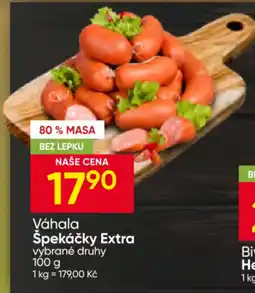 Hruška Váhala špekáčky extra nabídka
