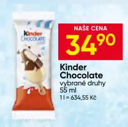 Hruška Kinder Chocolate nabídka