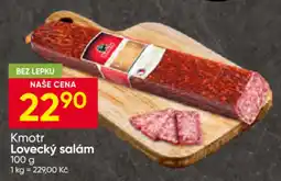 Hruška Kmotr lovecký salám nabídka
