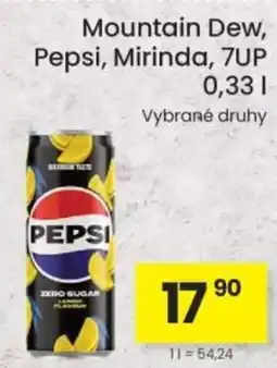 Kubík potraviny Pepsi nabídka