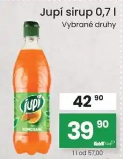 Kubík potraviny Jupí sirup nabídka