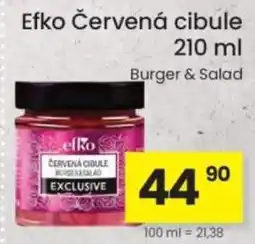Kubík potraviny Efko červená cibule nabídka