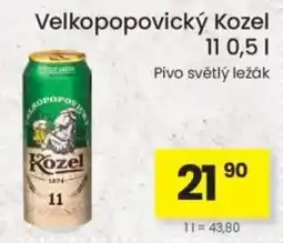 Kubík potraviny Velkopopovický Kozel nabídka