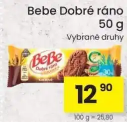 Kubík potraviny Bebe dobré ráno nabídka