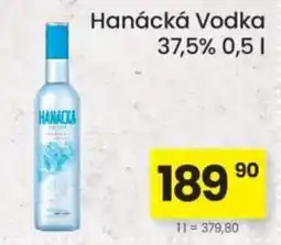 Kubík potraviny Hanácká Vodka nabídka