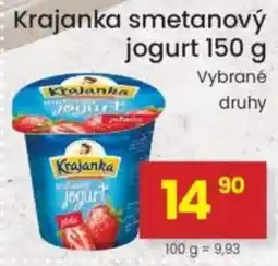 Kubík potraviny Krajanka smetanový jogurt nabídka