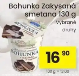 Kubík potraviny Bohunka zakysaná smetana nabídka