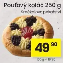 Kubík potraviny Smékalovo pekařství pouťový koláč nabídka