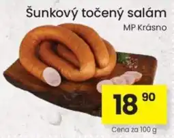 Kubík potraviny MP Krásno šunkový točený salám nabídka