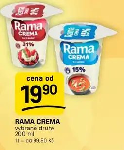 Flop Rama Crema vybrané druhy nabídka