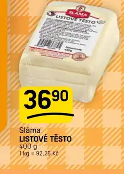 Flop Sláma listové těsto nabídka
