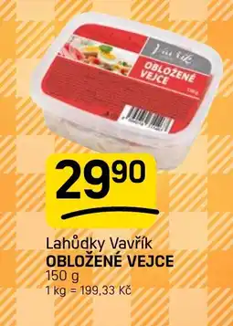 Flop Lahůdky Vavřík obložené vejce nabídka