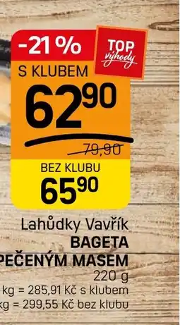 Flop Lahůdky Vavřík Bageta Pečeným Masem nabídka