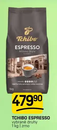 Flop Tchibo espresso vybrané druhy nabídka