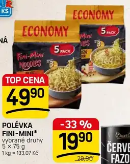 Flop Polevka Fini-mini nabídka