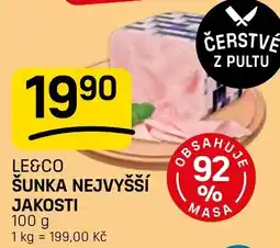 Flop Leco šunka nejvyšší jakosti nabídka