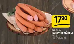 Flop Krahulík Párky se sýrem nabídka