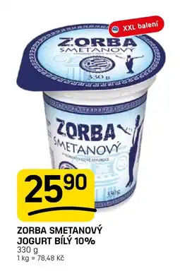 Flop Zorba smetanový jogurt bílý 10% nabídka