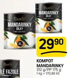 Flop Banta kompot mandarinky nabídka