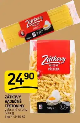 Flop Zátkovy vaječné těstoviny nabídka