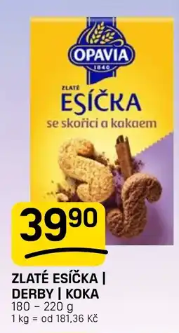 Flop Opavia zlaté esíčka se skořicí a kakaem nabídka
