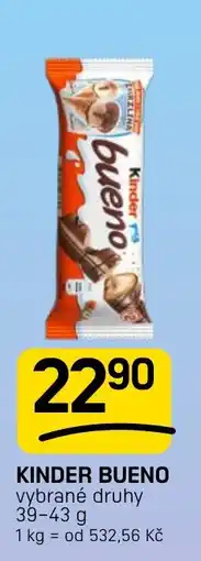 Flop Kinder bueno nabídka