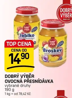 Flop Dobrý výběr ovocná přesnídávka nabídka