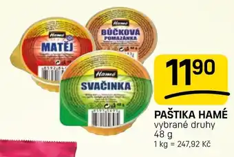 Flop Paštika hamé nabídka