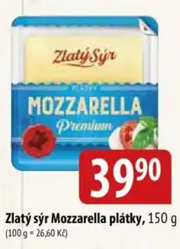Bala Zlatý sýr Mozzarella plátky nabídka