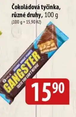Bala Gangster čokoládová tyčinka nabídka
