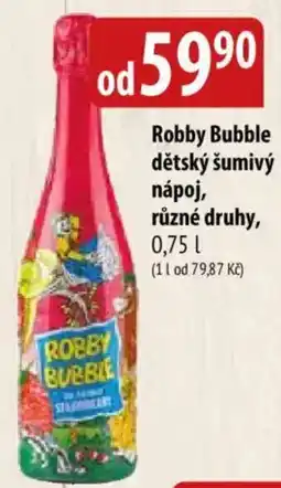 Bala Robby Bubble dětský šumivý nápoj nabídka
