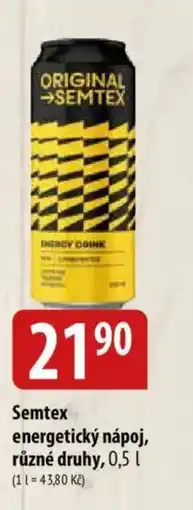 Bala Semtex energetický nápoj nabídka
