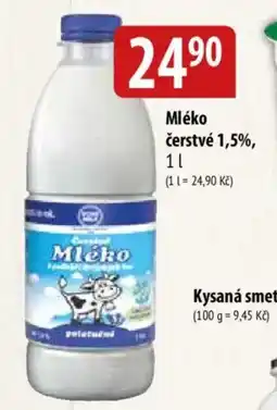 Bala Mléko čerstvé 1,5% nabídka