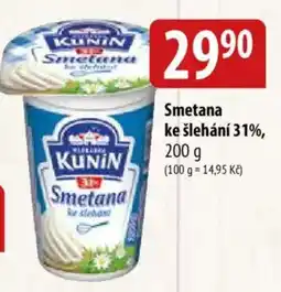 Bala Kunin Smetana ke šlehání nabídka