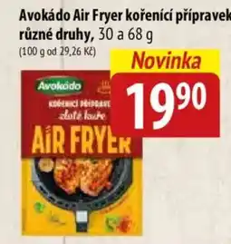 Bala Avokádo kořenící přípravek air fryer nabídka