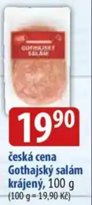 Bala Ceska cena Gothajský salám krájený nabídka