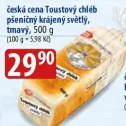 Bala Toustový chléb pšeničný krájený světlý, tmavý nabídka