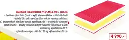 IDEA nábytek Matrace idea riviera plus m44 nabídka