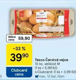 Tesco Tesco Čerstvá vejce, 10 ks, velikost M nabídka
