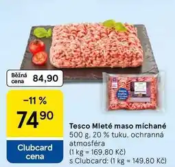 Tesco Tesco Mleté maso míchané, 500 g, 20% tuku nabídka
