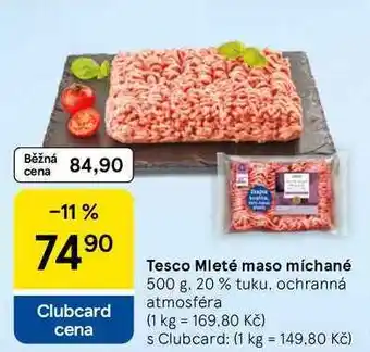 Tesco Tesco Mleté maso míchané, 500 g, 20% tuku nabídka