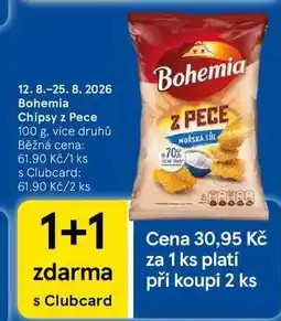 Tesco Bohemia Chipsy z Pece nabídka