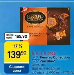 Tesco Fererro Collection Zmrzlina nabídka