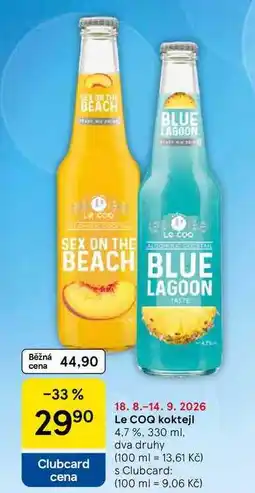 Tesco Le COQ koktejl 4.7 % nabídka