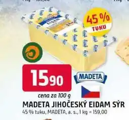 Trefa MADETA JIHOČESKÝ EIDAM SÝR 45% tuku nabídka