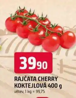 Trefa RAJČATA CHERRY KOKTEJLOVÁ 400 g větev nabídka